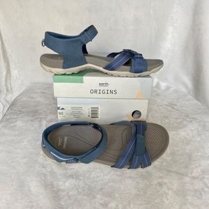 EARTH ORIGINS Edgewater Adjustable Sport Sandals  9.5 M